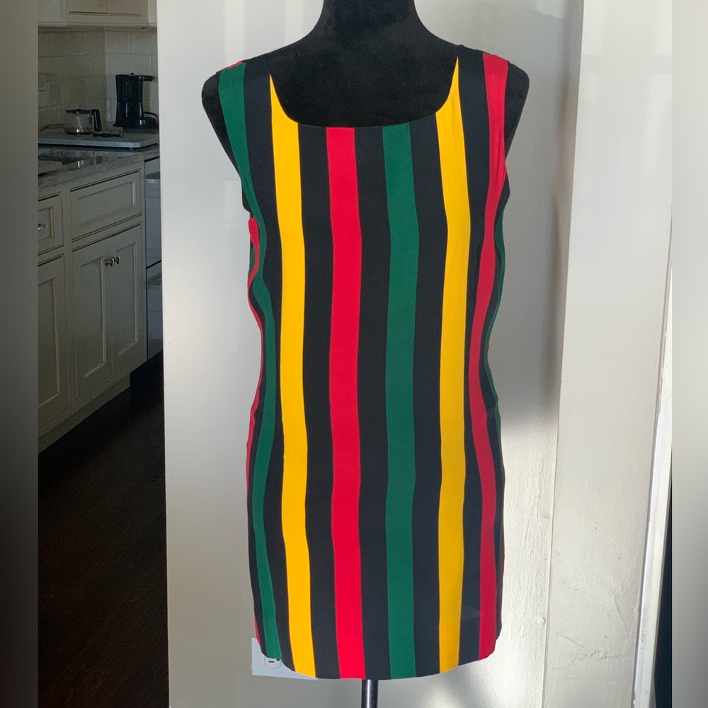 Mondi Multicolor Silk Sheath Dress
